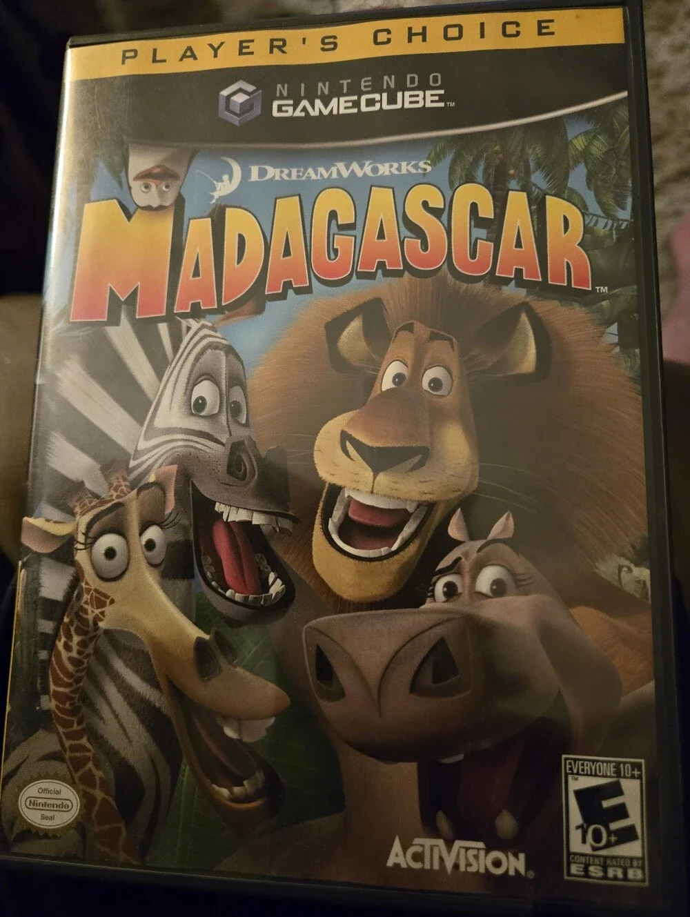 GameCube Madagascar Disk With Case And Instructions